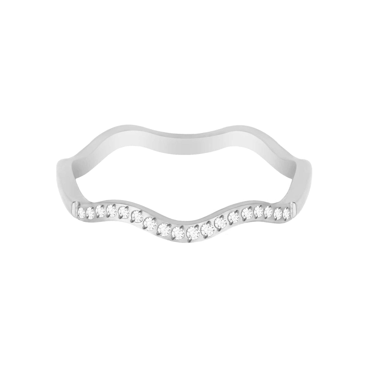 Urbanti Stainless Steel Trance Ring Silver / US 6 / UK L / EUR 51 (small)