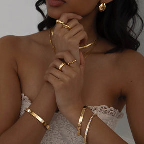 Urbanti Stainless Steel Molten Ring