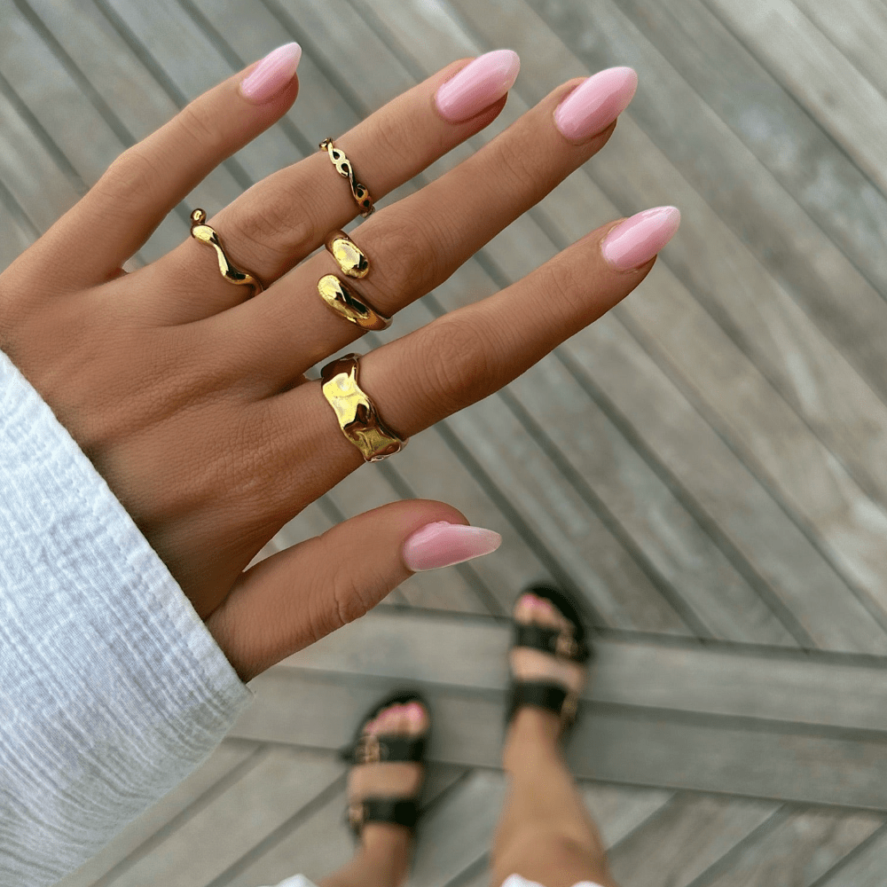 Urbanti Stainless Steel Molten Ring