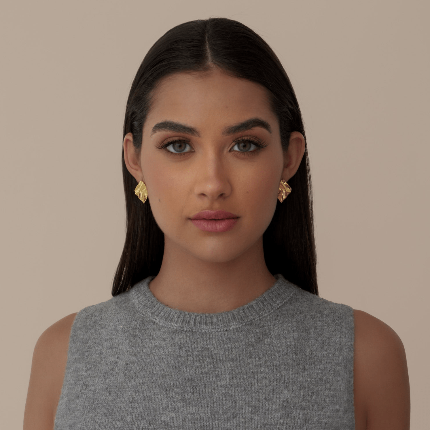 Urbanti Stainless Steel Myra Stud Earrings