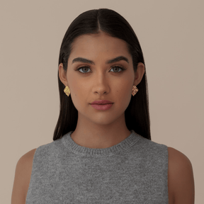 Urbanti Stainless Steel Myra Stud Earrings