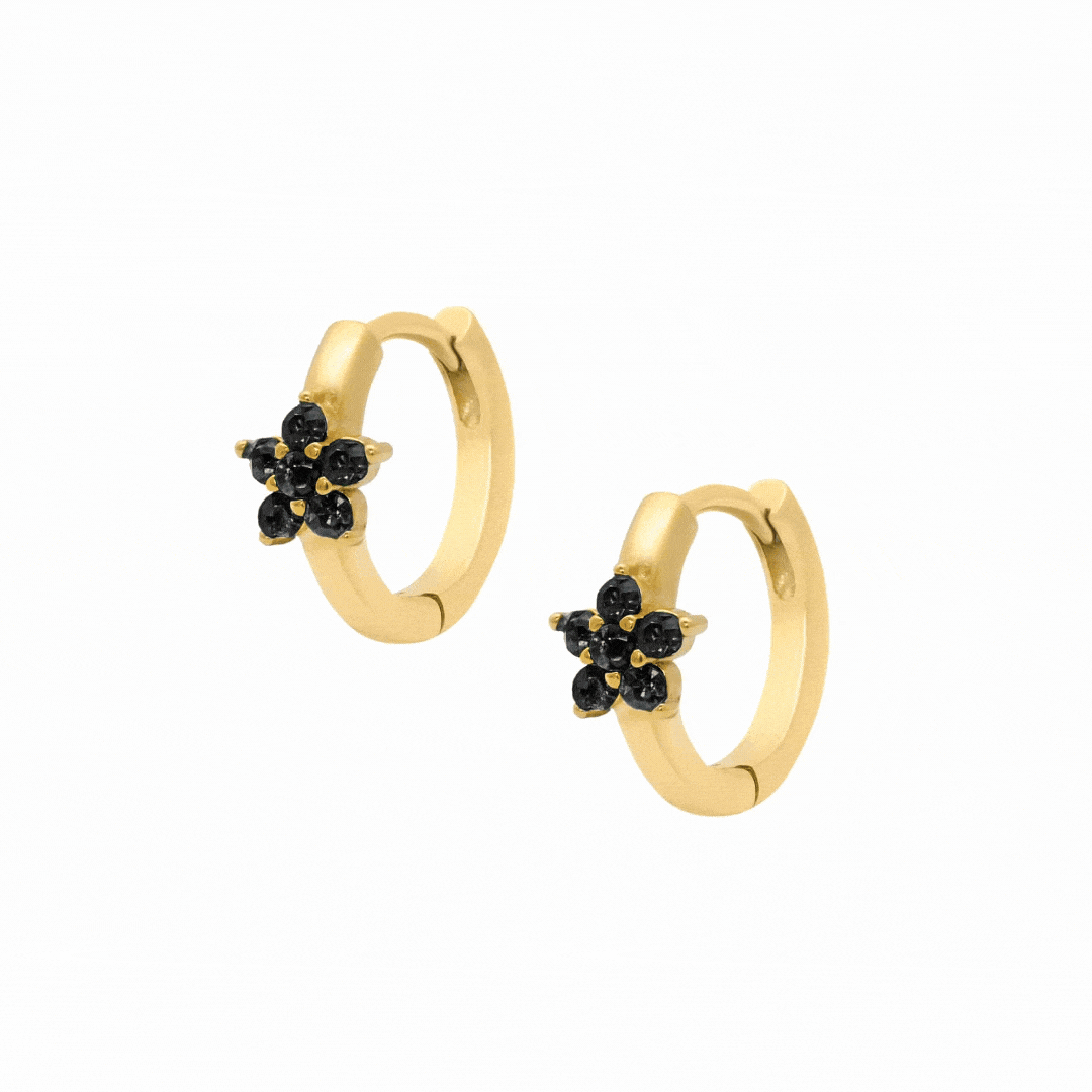 Urbanti Stainless Steel Mystique Hoop Earrings