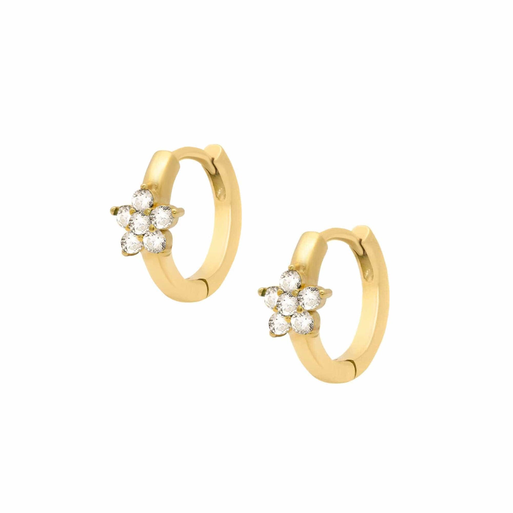 Urbanti Stainless Steel Mystique Hoop Earrings