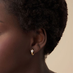 Urbanti Stainless Steel Mystique Hoop Earrings