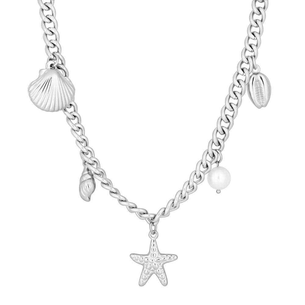 Urbanti Stainless Steel Nalani Pearl Necklace