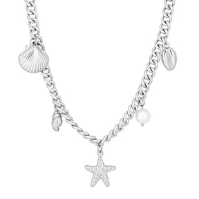 Urbanti Stainless Steel Nalani Pearl Necklace