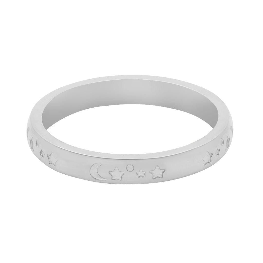 Urbanti Stainless Steel Nancy Ring Silver / US 4 / UK H / EUR 46 / (xxsmall)