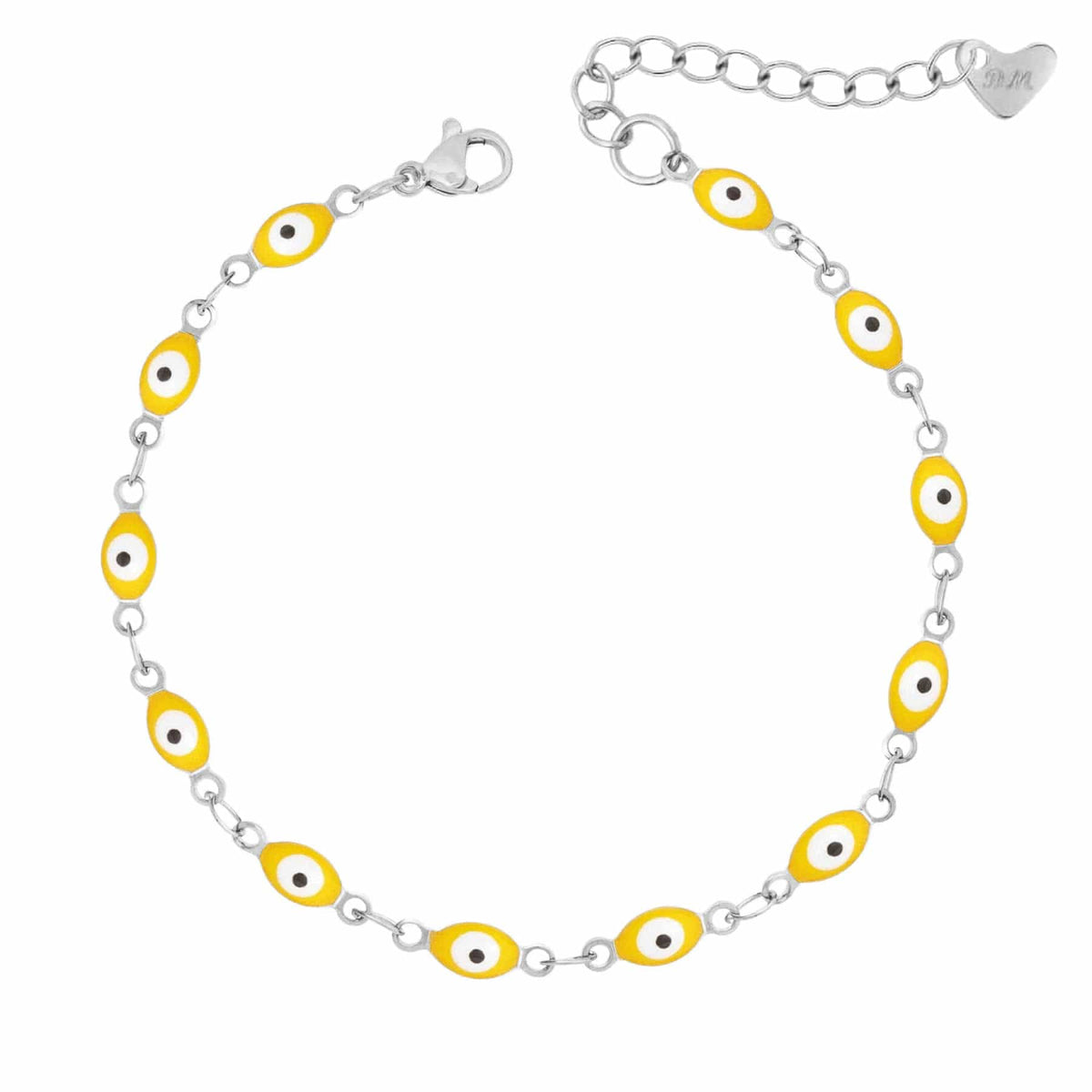 Urbanti Stainless Steel Nazar Evil Eye Bracelet