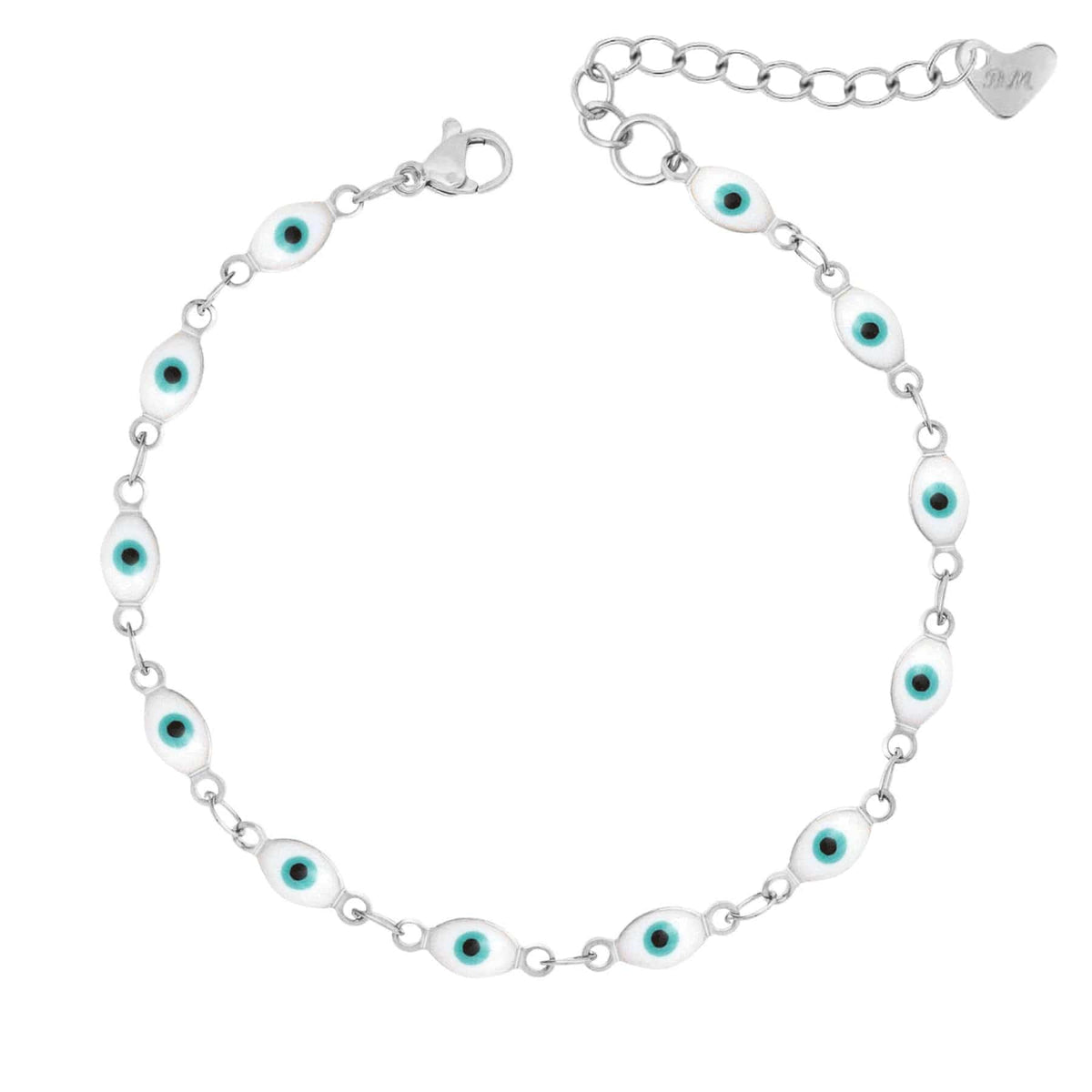 Urbanti Stainless Steel Nazar Evil Eye Bracelet