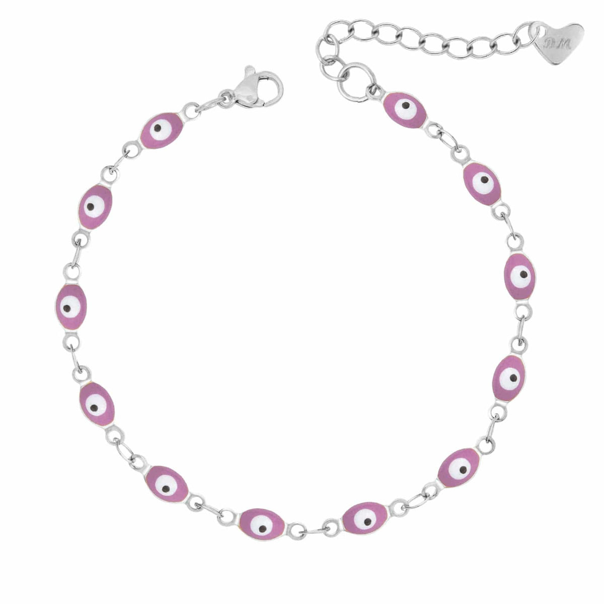 Urbanti Stainless Steel Nazar Evil Eye Bracelet