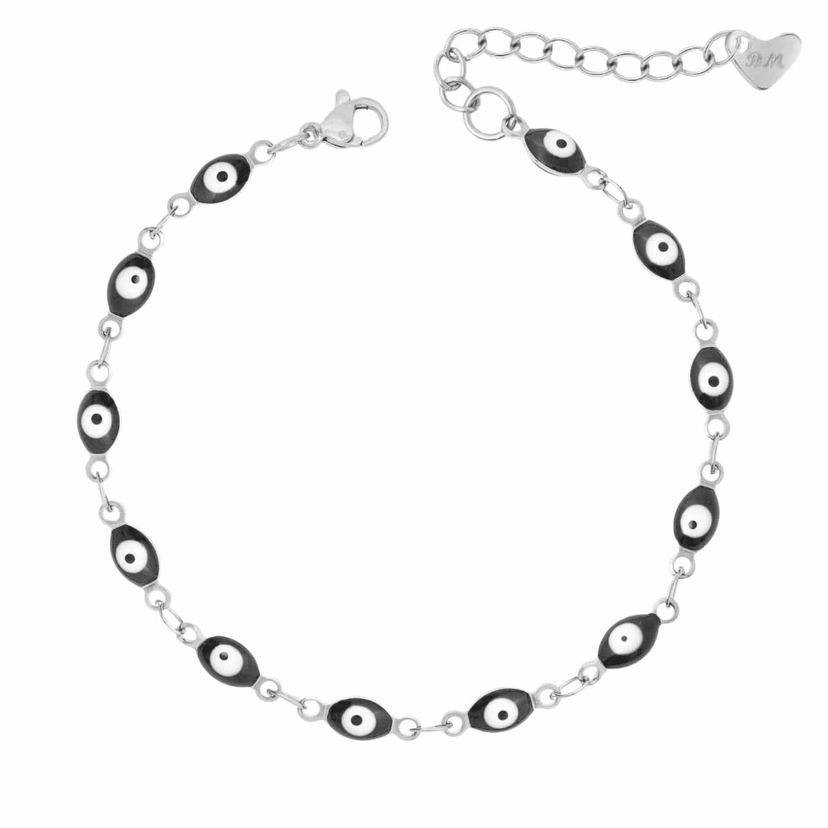 Urbanti Stainless Steel Nazar Evil Eye Bracelet