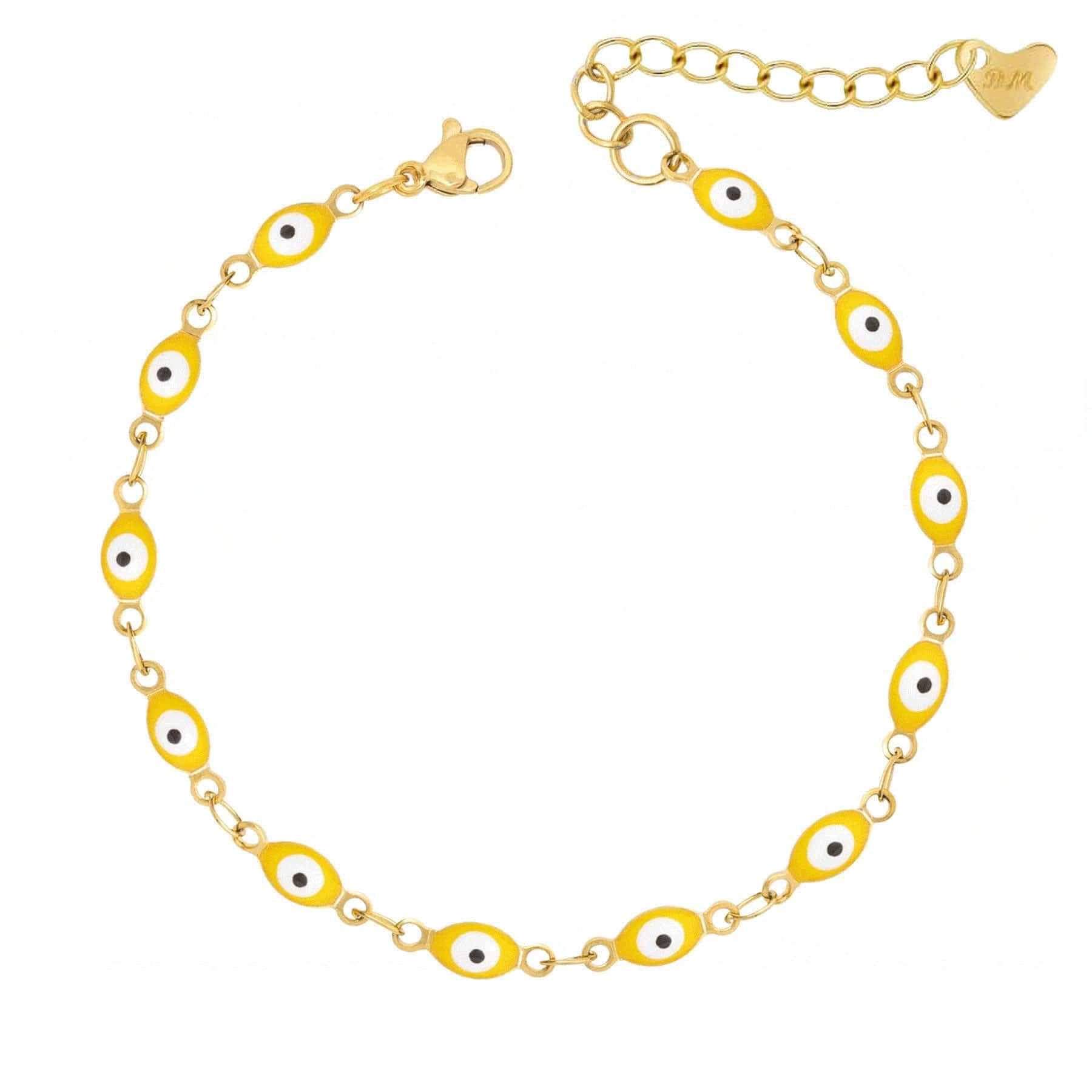 Urbanti Stainless Steel Nazar Evil Eye Bracelet