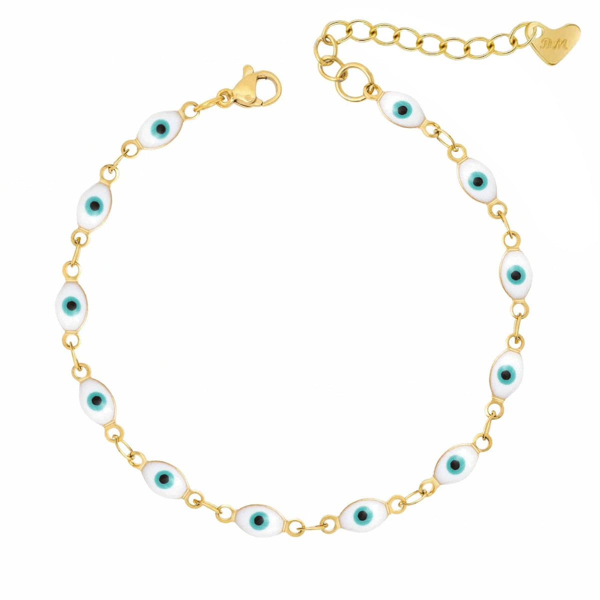 Urbanti Stainless Steel Nazar Evil Eye Bracelet