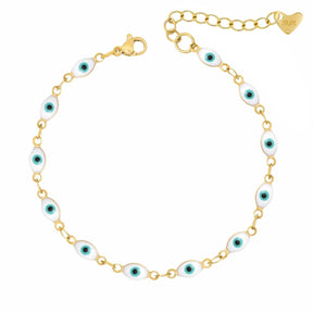 Urbanti Stainless Steel Nazar Evil Eye Bracelet