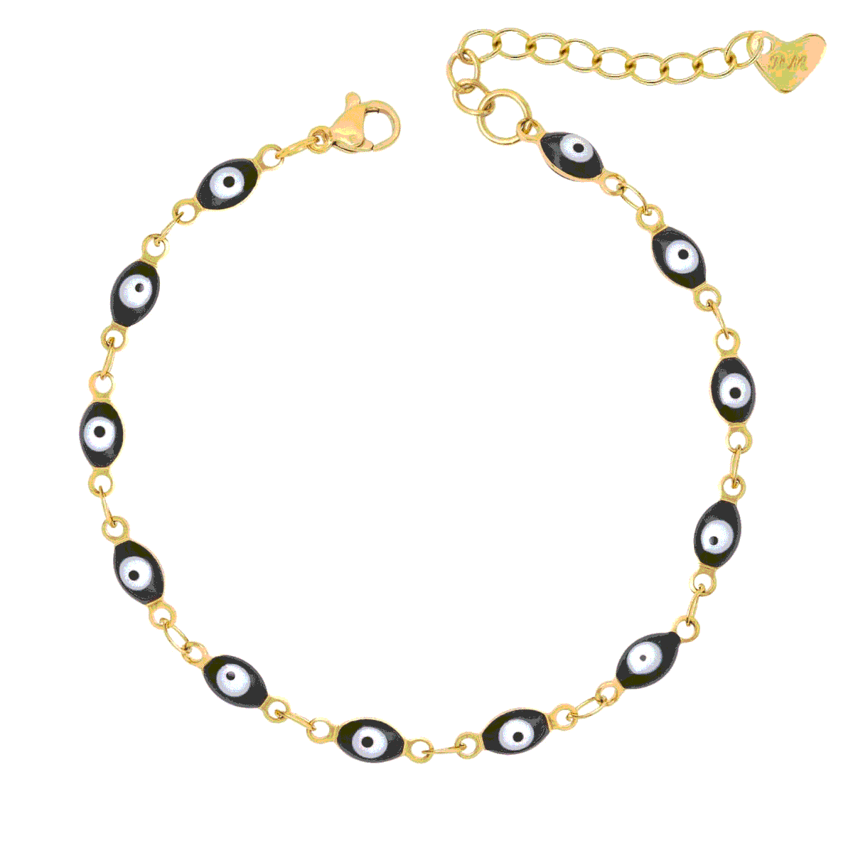 Urbanti Stainless Steel Nazar Evil Eye Bracelet