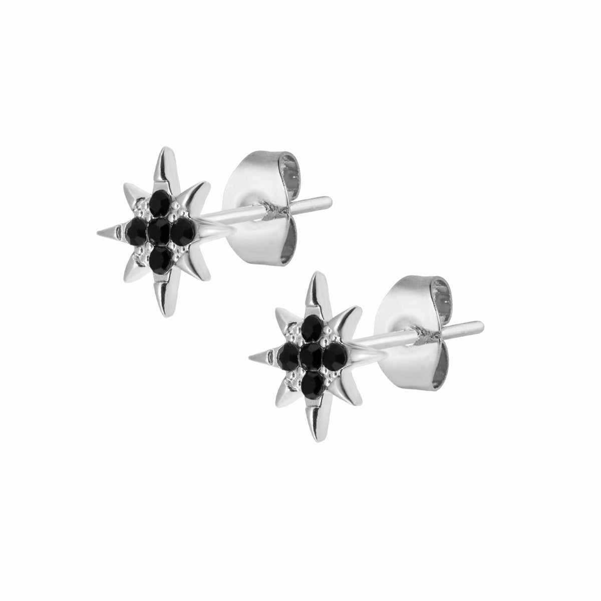 Urbanti Stainless Steel Neptune Stud Earrings