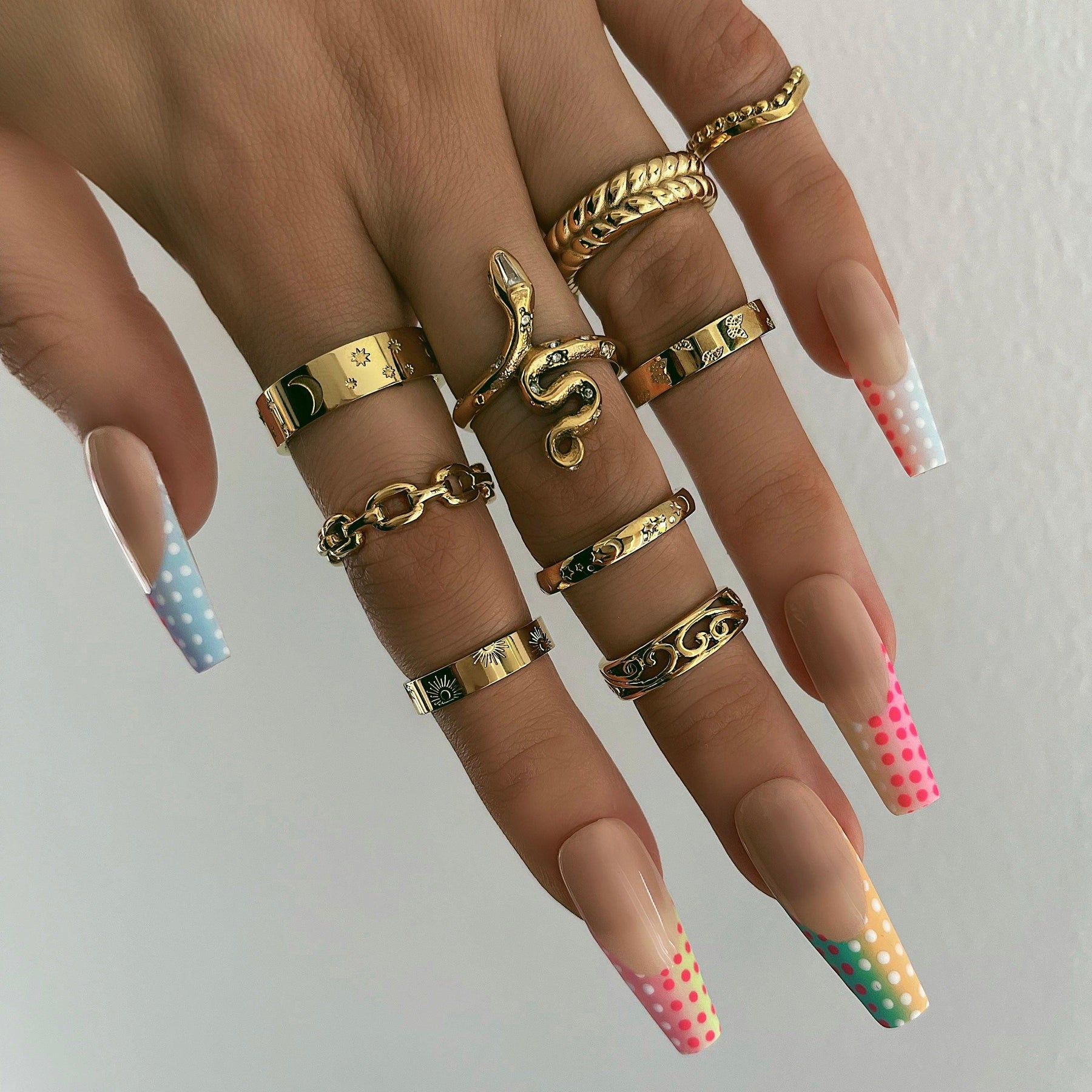 Urbanti Stainless Steel Nightskies Ring