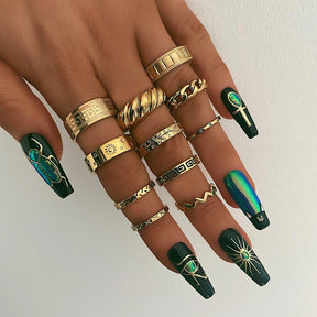 Urbanti Stainless Steel Nightskies Ring