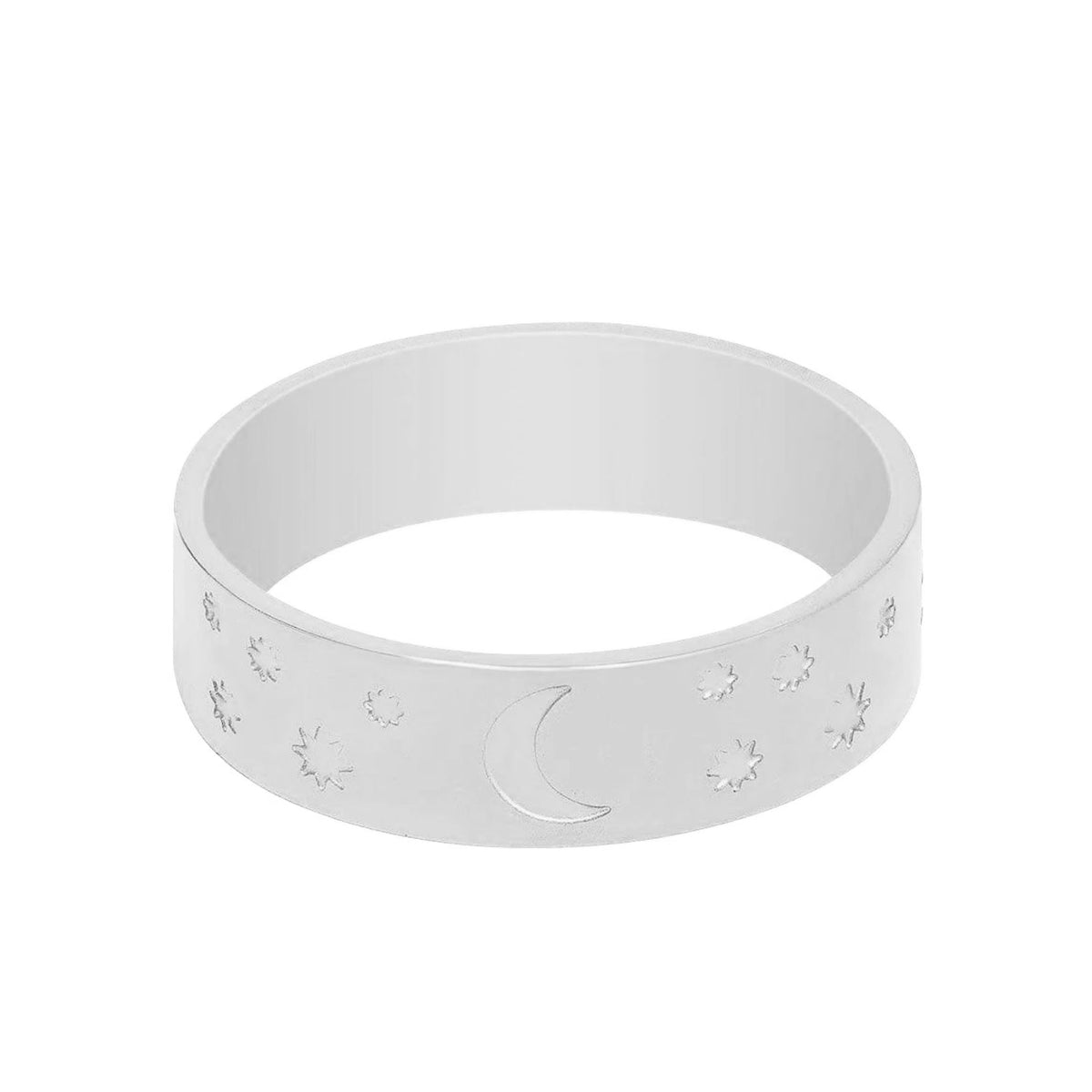 Urbanti Stainless Steel Nightskies Ring