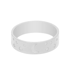 Urbanti Stainless Steel Nightskies Ring