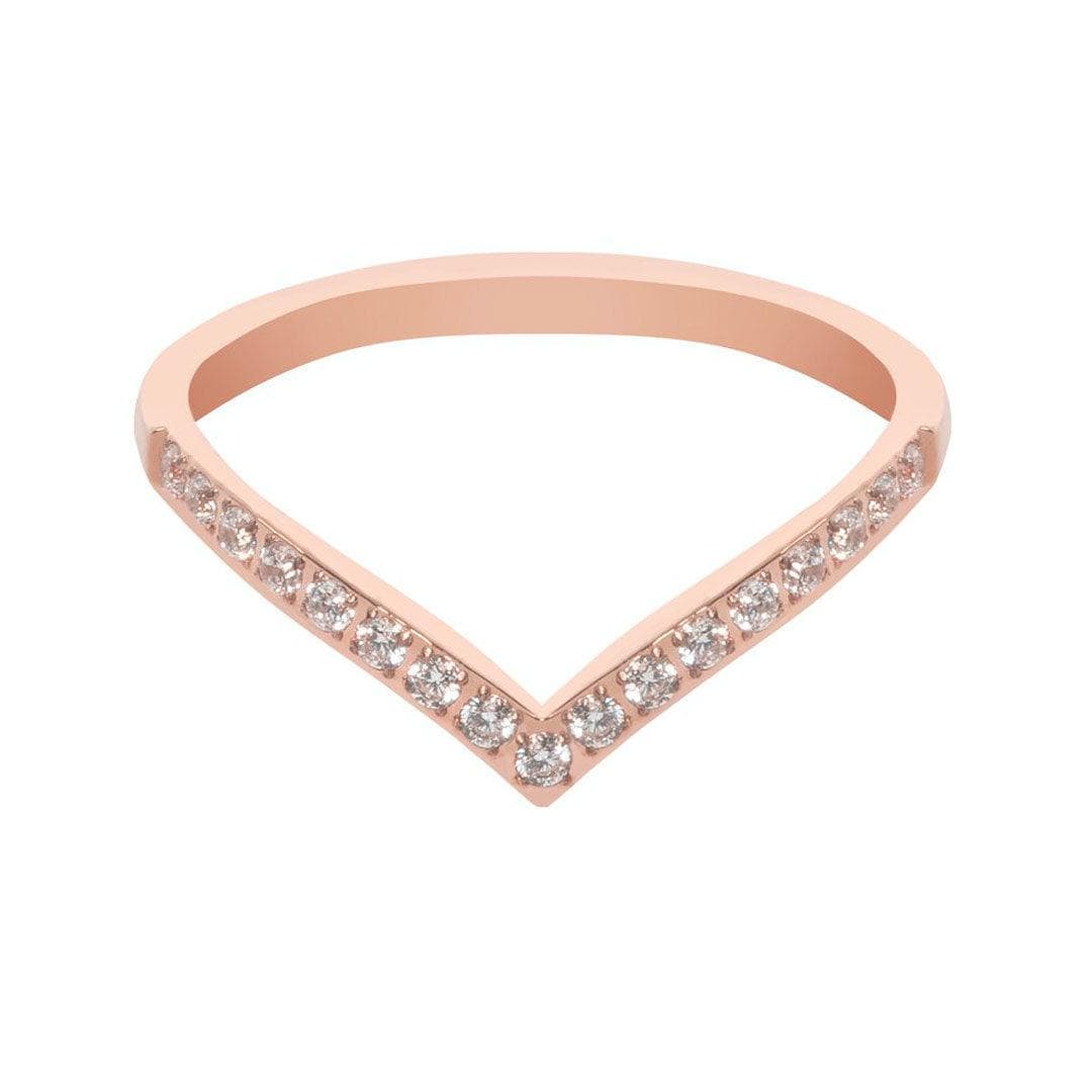 Urbanti Stainless Steel Normani Ring Rose Gold / US 6 / UK L / EUR 51 (small)