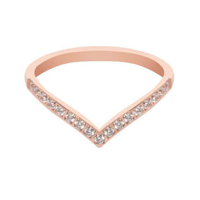 Urbanti Stainless Steel Normani Ring Rose Gold / US 6 / UK L / EUR 51 (small)
