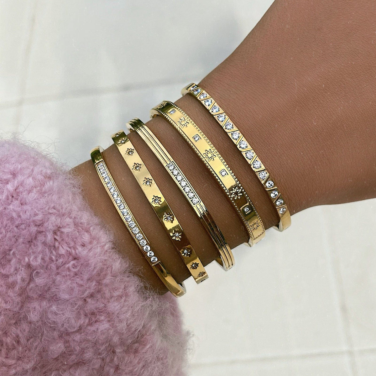 Urbanti Stainless Steel Opulence Bracelet Gold