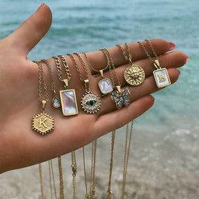 Urbanti Stainless Steel Orla Opal Necklace