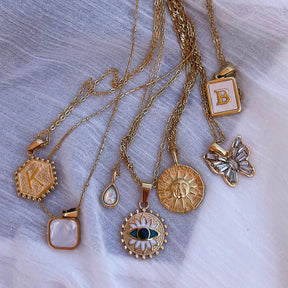 Urbanti Stainless Steel Orla Opal Necklace