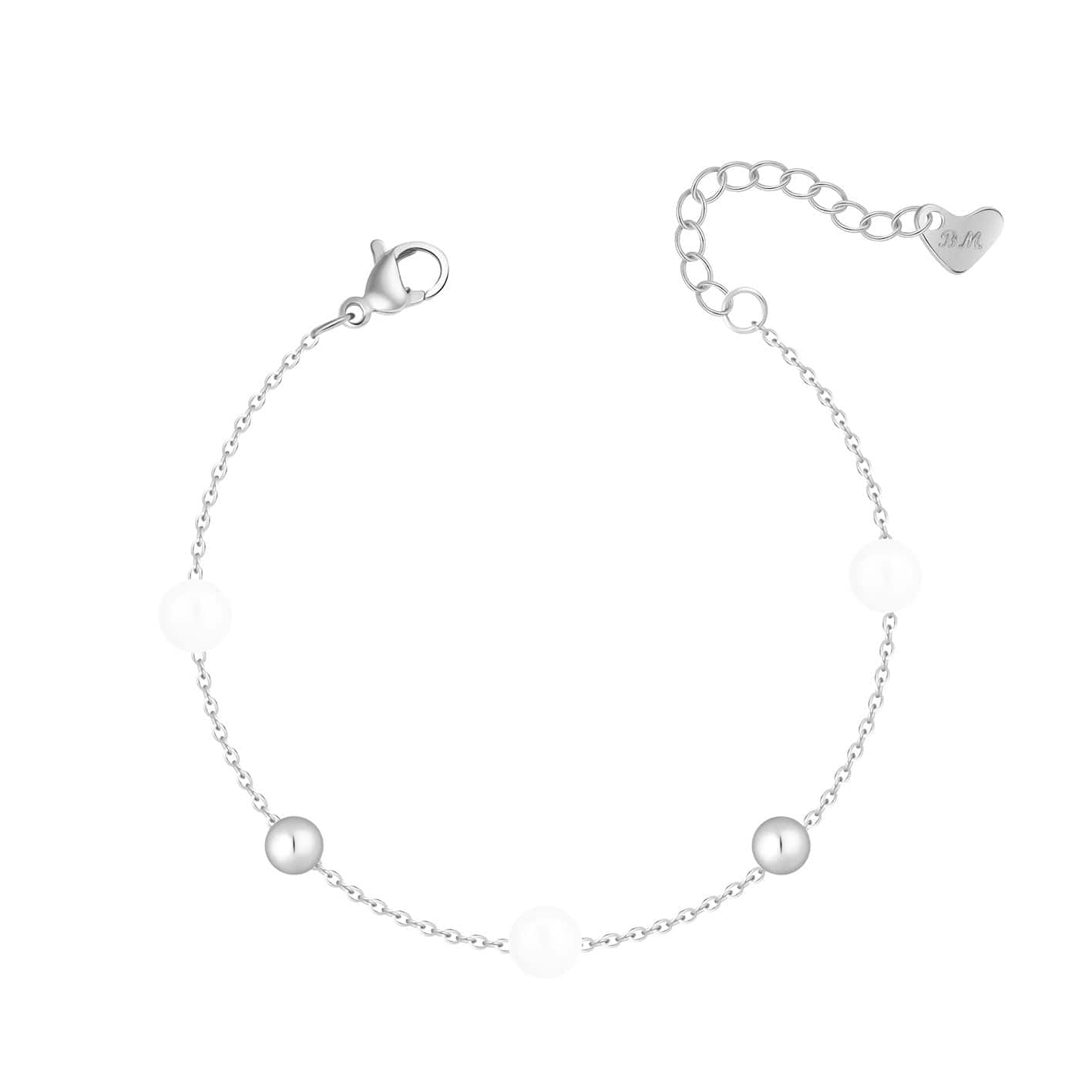 Urbanti Stainless Steel Paradise Pearl Bracelet