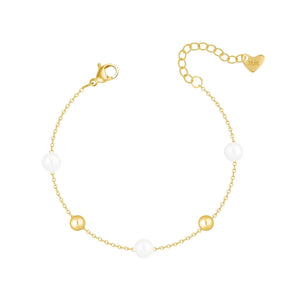 Urbanti Stainless Steel Paradise Pearl Bracelet