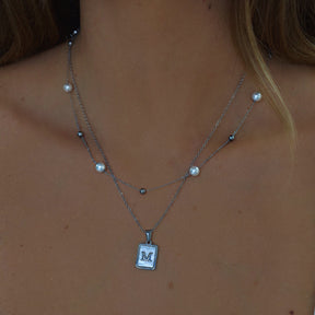 Urbanti Stainless Steel Paradise Pearl Necklace