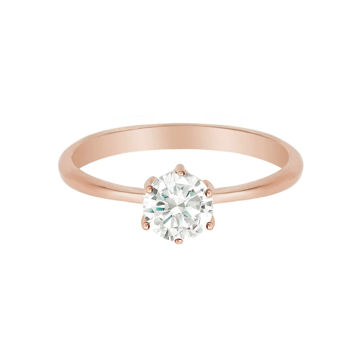 Urbanti Stainless Steel Paris Ring Rose Gold / US 5 / UK J / EUR 49 (x small)