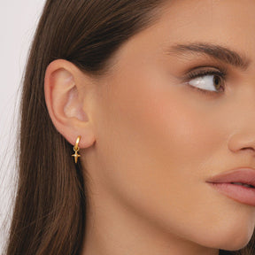 Urbanti Stainless Steel Passion Hoop Earrings
