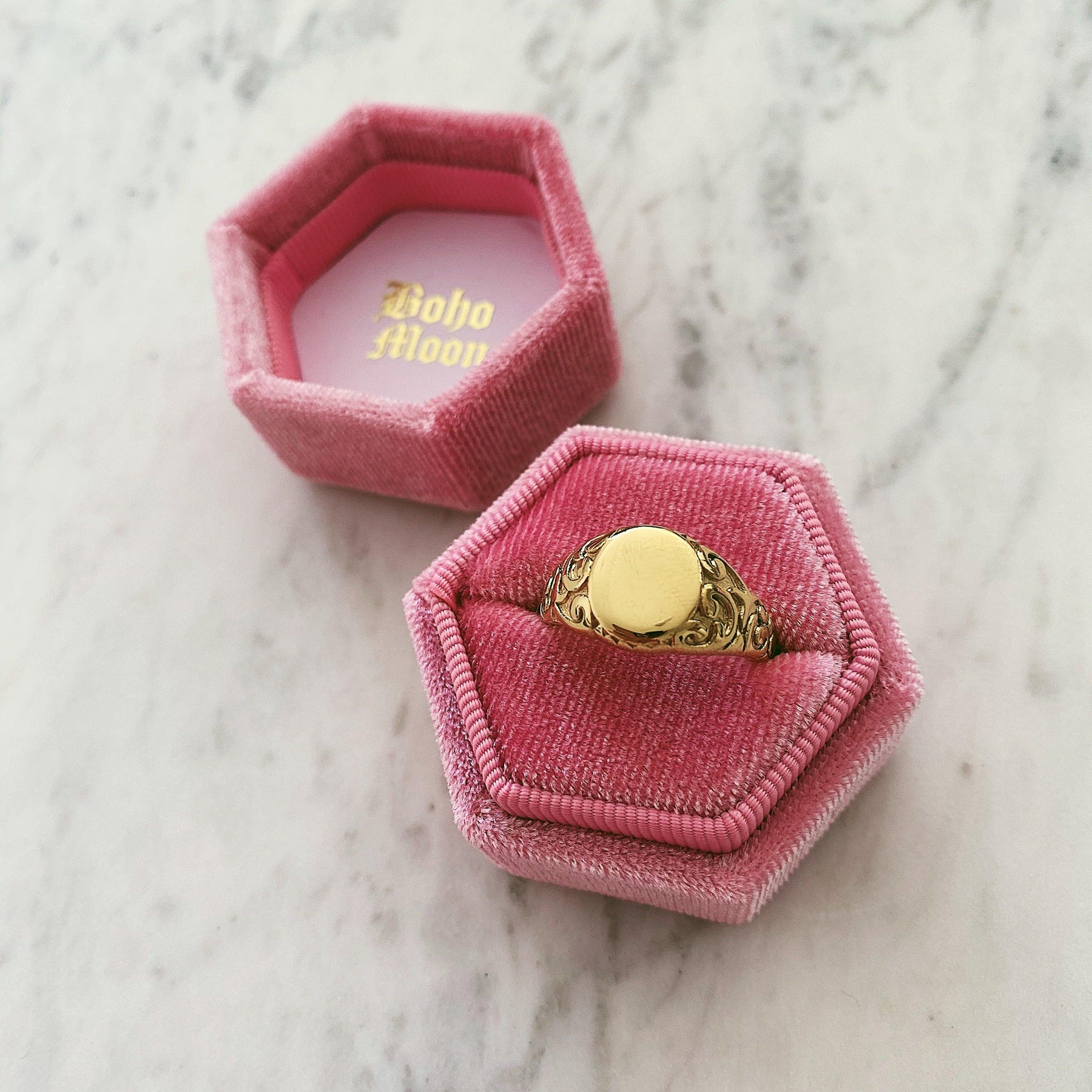 Urbanti Stainless Steel Pennie Signet Ring