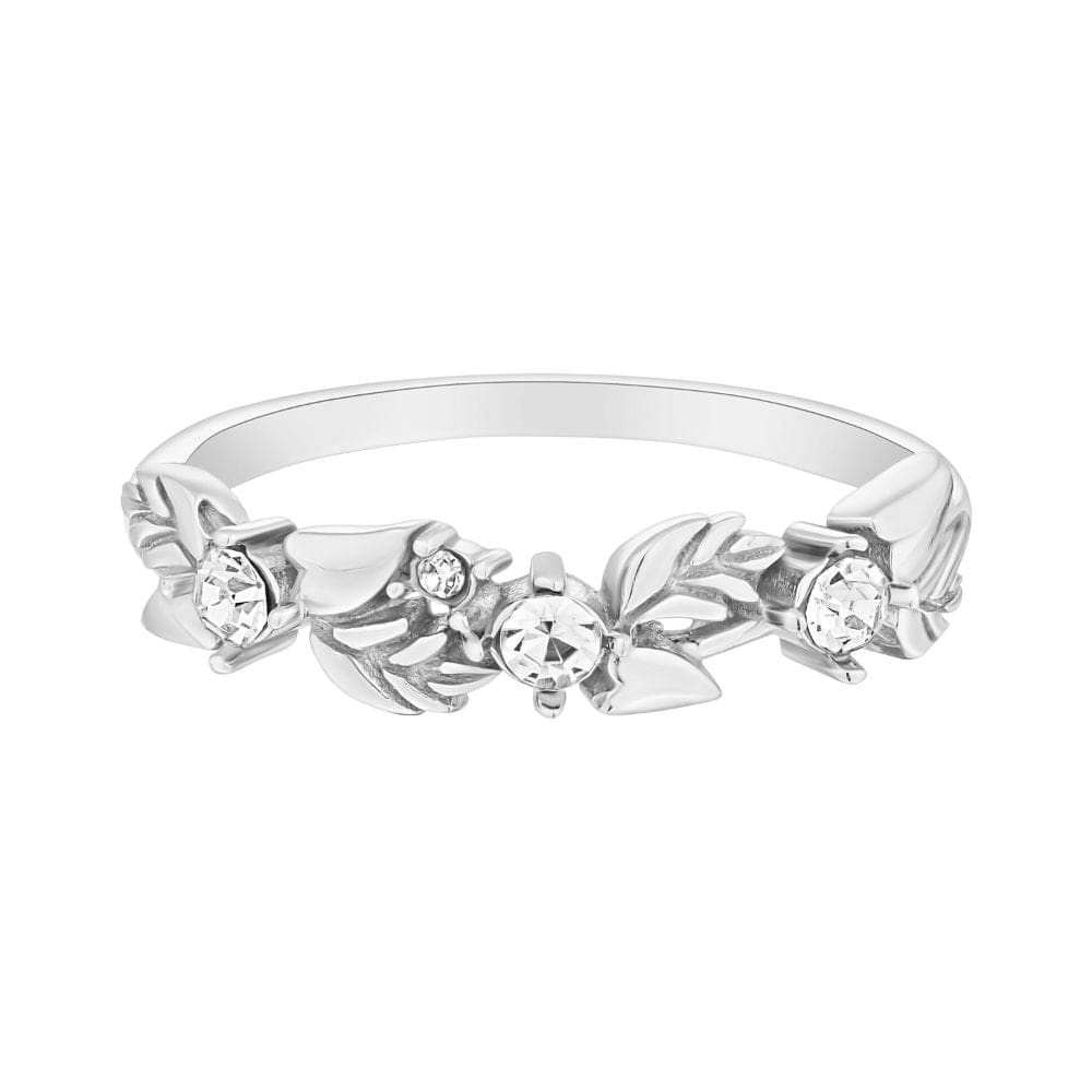 Urbanti Stainless Steel Peony Ring
