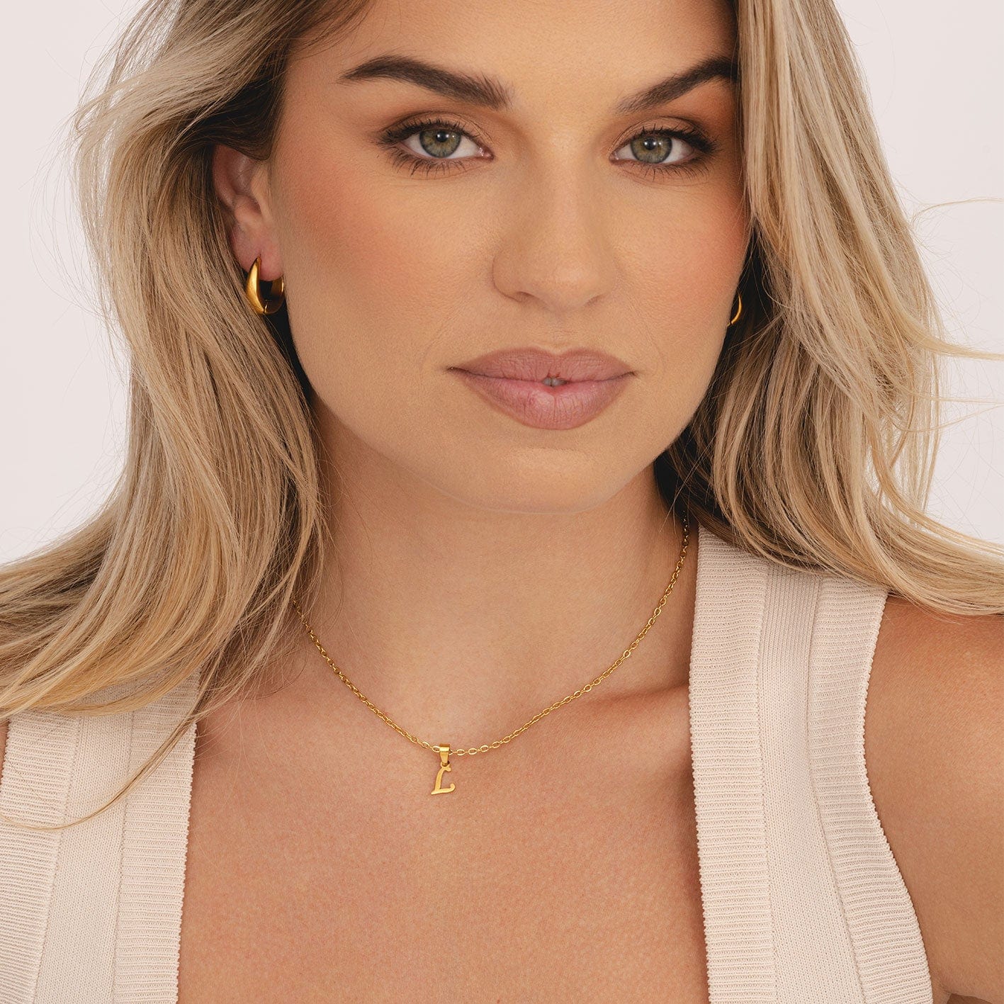 Urbanti Stainless Steel Petite Initial Choker / Necklace