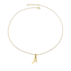 Urbanti Stainless Steel Petite Initial Choker / Necklace