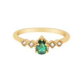 Urbanti Stainless Steel Piper Ring Gold / US 5 / UK J / EUR 49 (x small)