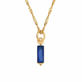 Urbanti Stainless Steel Quartet Birthstone Necklace