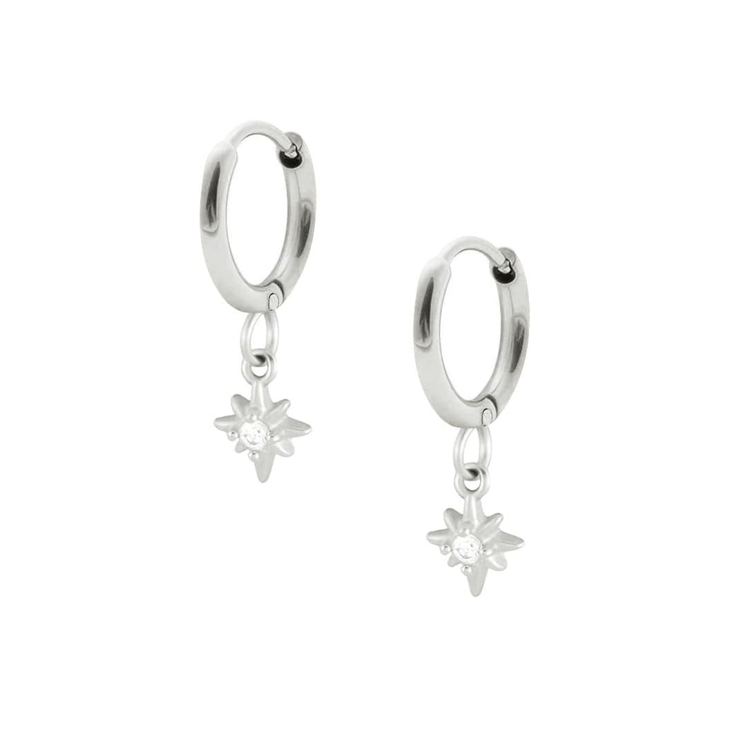 Urbanti Stainless Steel Radiance Hoop Earrings