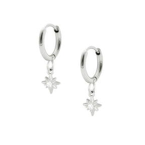 Urbanti Stainless Steel Radiance Hoop Earrings