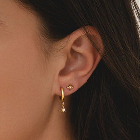 Urbanti Stainless Steel Radiance Stud Earrings