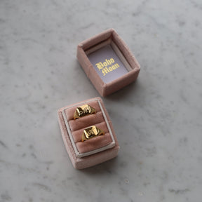 Urbanti Stainless Steel Raina Initial Signet Ring