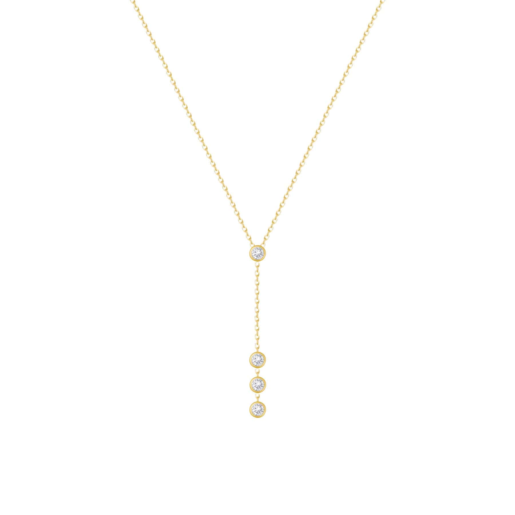Urbanti Stainless Steel Raquel Lariat Necklace