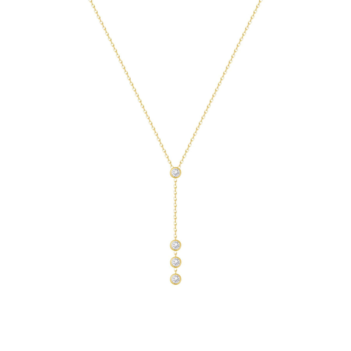 Urbanti Stainless Steel Raquel Lariat Necklace