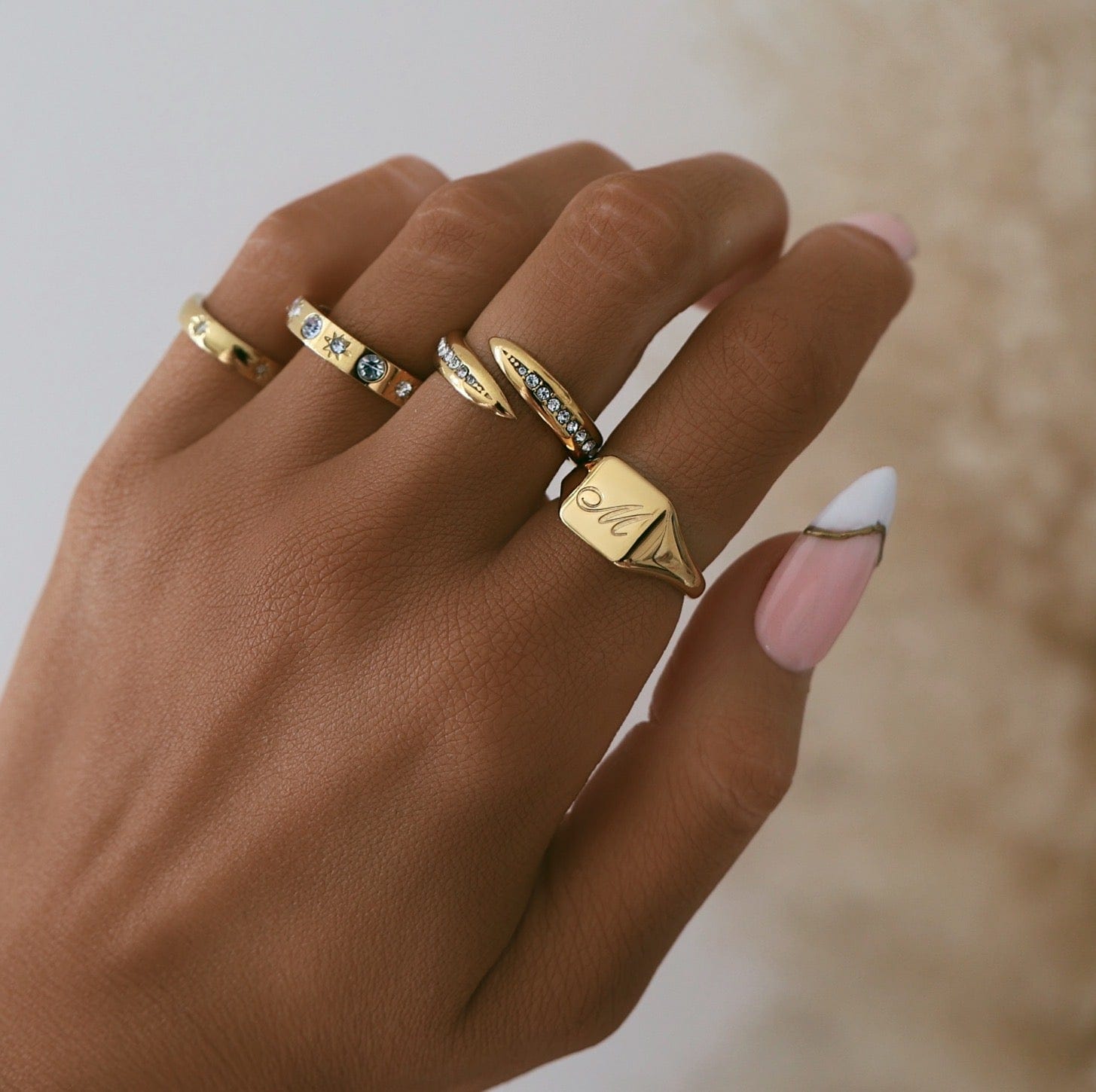 Urbanti Stainless Steel Reid Ring