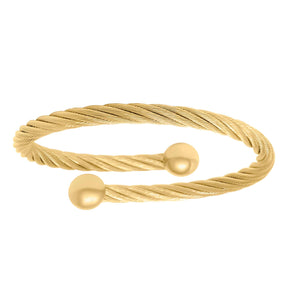 Urbanti Stainless Steel Remi Cuff Bracelet Gold