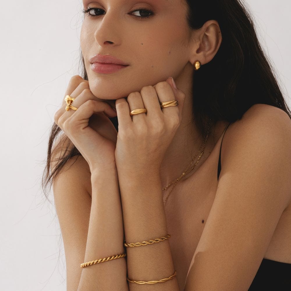 Urbanti Stainless Steel Reni Rope Bracelet