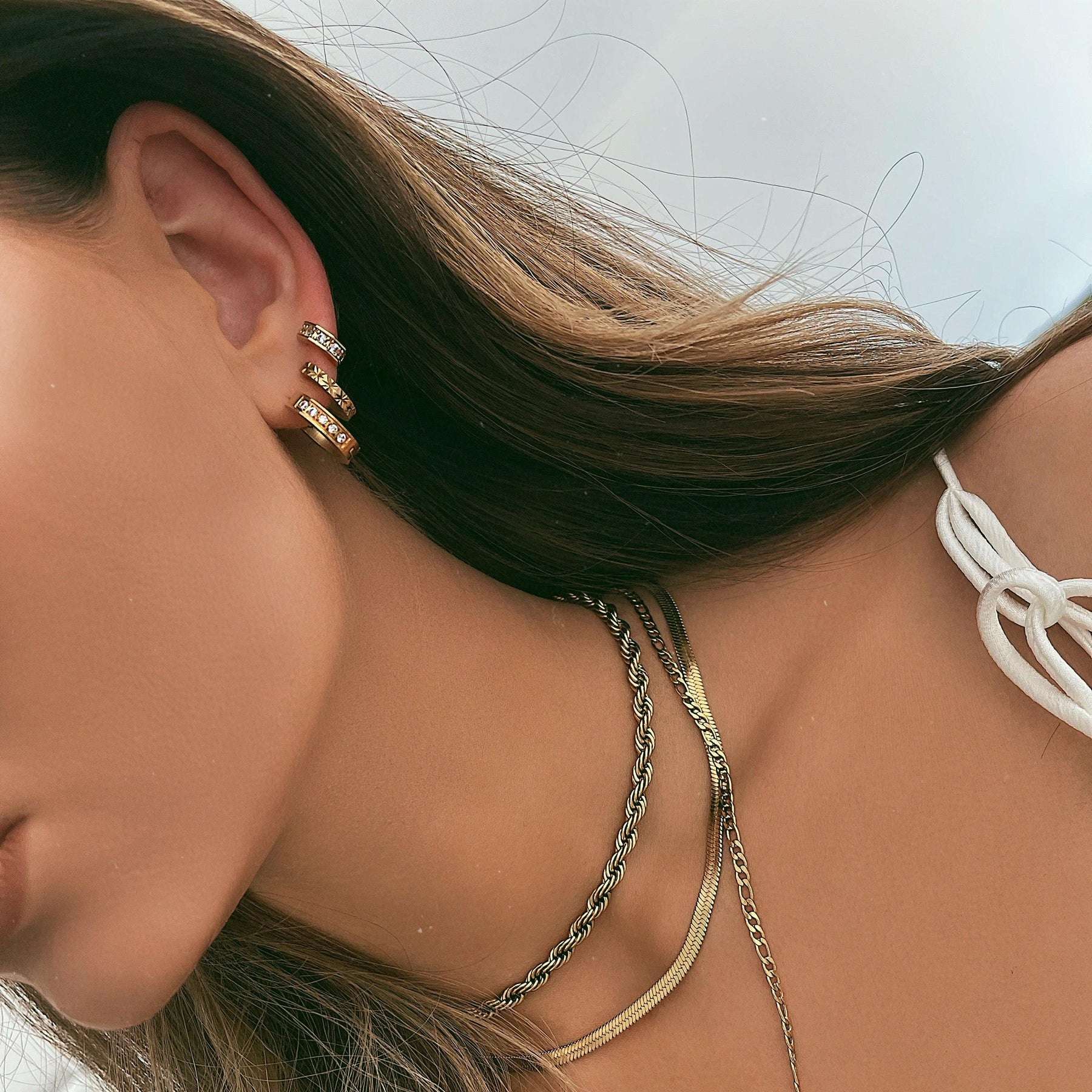 Urbanti Stainless Steel Reni Rope Choker / Necklace